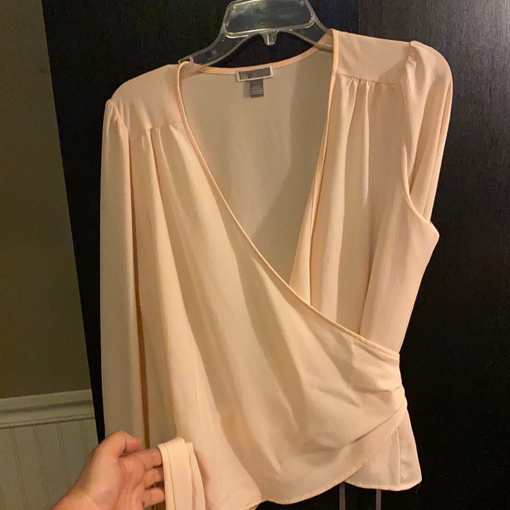 Wrap around blouse
